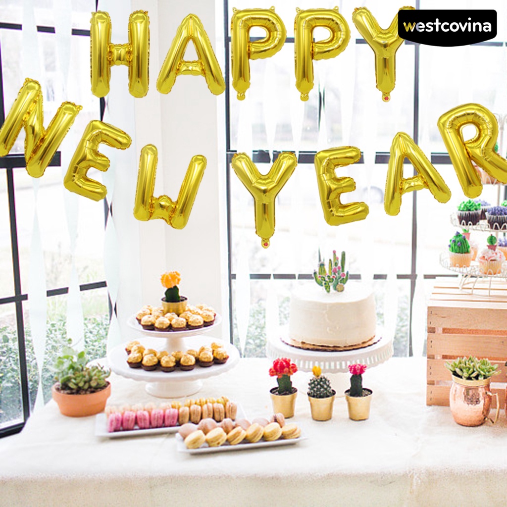 [Hot]☃Set 9 Bong Bóng Màng Nhôm Siêu Nhẹ Chống Rách Dùng Trang Trí Lễ Hội