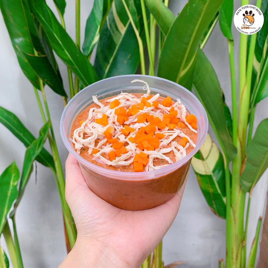 Pate gà la cà- Pate tươi chó mèo
