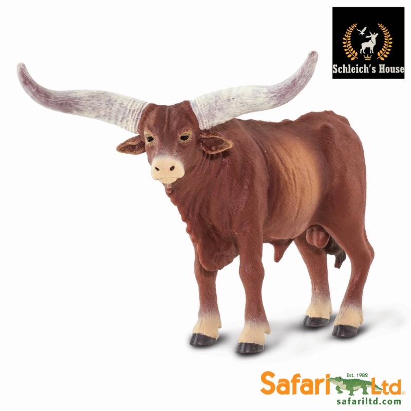 Mô hình động vật , đồ chơi con vật Safari Ltd chính hãng Bò Watusi 100202 - Schleich House