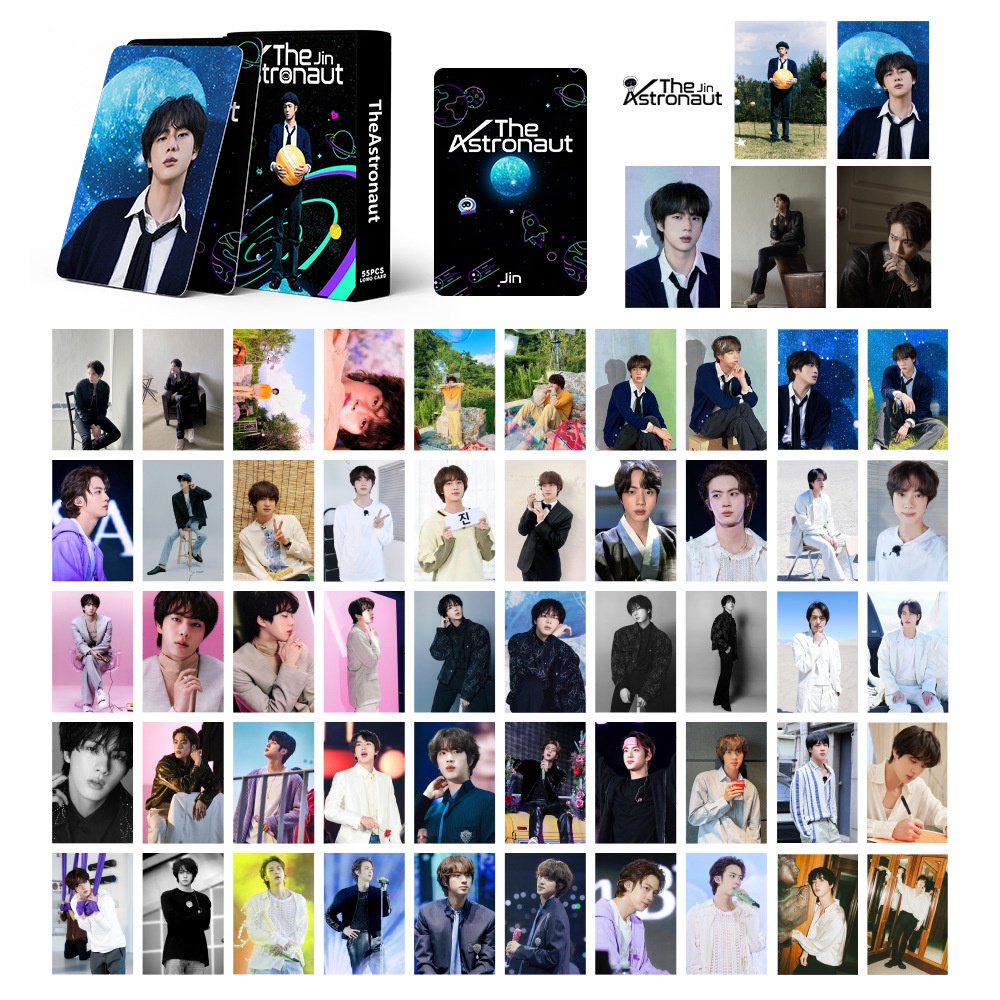 BTS JIN Album The Astronaut JUNGKOOK Me Myself Photocard Bangtan DALMAJUNG 2022 & DECO KIT JHOPE Album Lomo Card