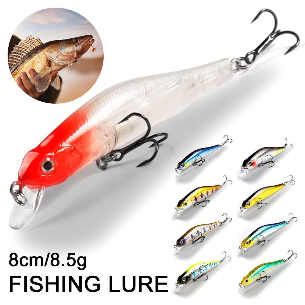 Mồi Câu Cá Giả Dài 8cm / 8.5g Chất Lượng Cao