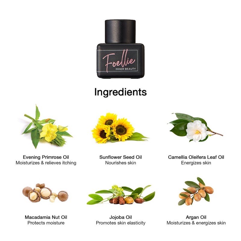 Nước hoa vùng kín Foellie Bijou lọ đen mùi thơm quyến rũ lưu hương cả ngày