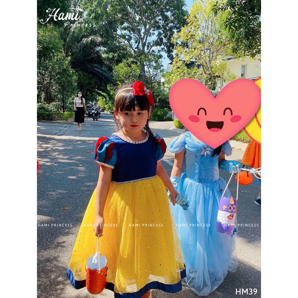 𝐕𝐚́𝐲 𝐁𝐚̣𝐜𝐡 𝐓𝐮𝐲𝐞̂́𝐭 - Váy Haloween Hm39 Tặng Kèm Bờm