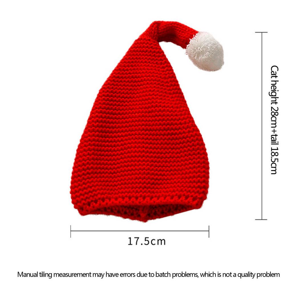 Nón Len Giáng Sinh Đính Banh Lông Dễ Thương Cho Bé 2-6 Tuổi