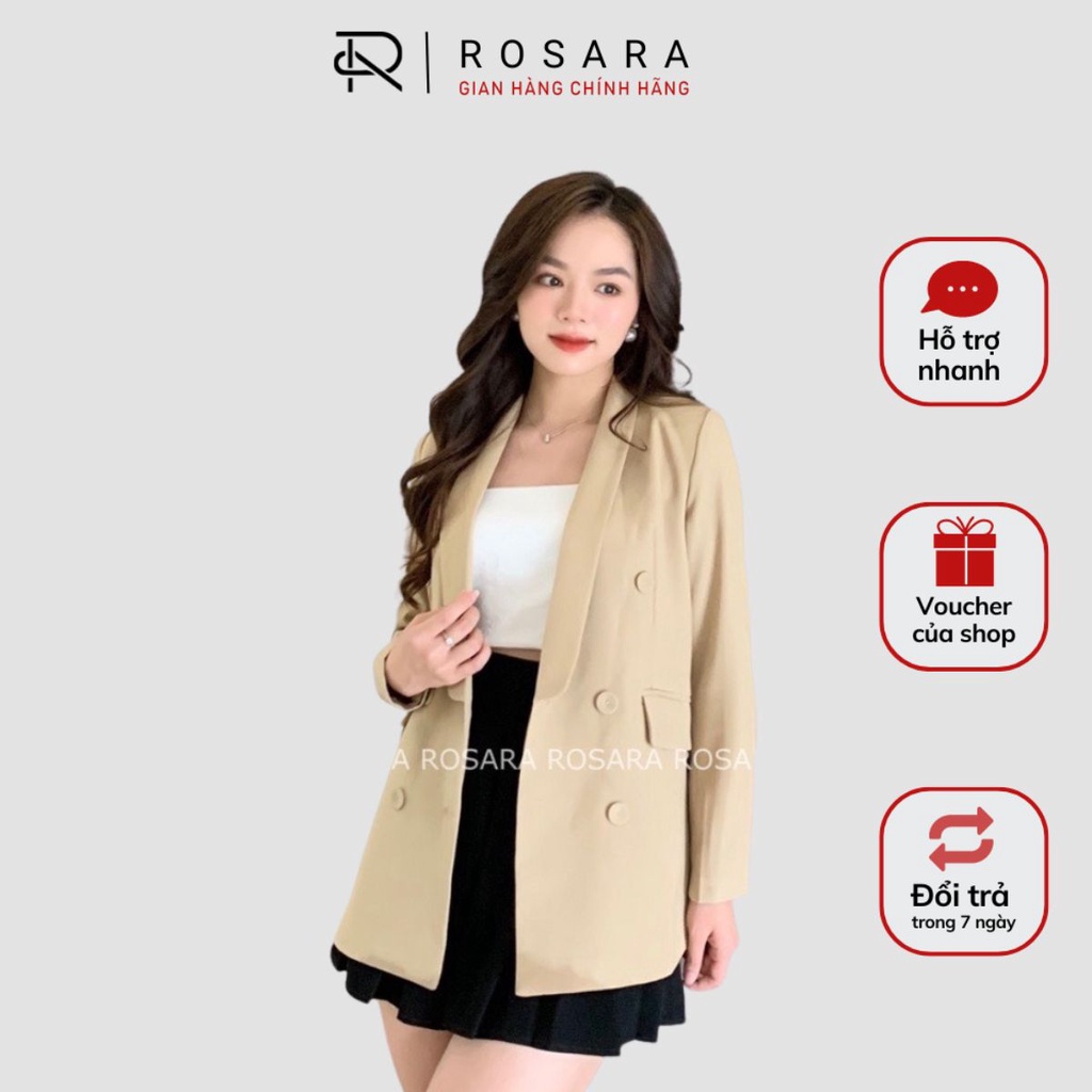 Áo Vest Thời Trang Công Sở Nữ Rosara KH02