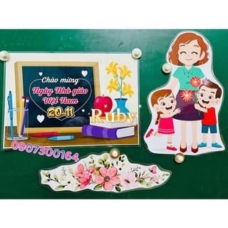 Hình trang trí bảng lớp - Đồ dùng dạy học Ruby