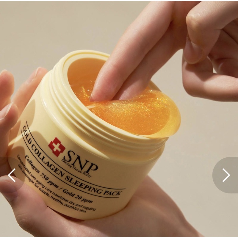 Mặt nạ ngủ SNP gold collagen