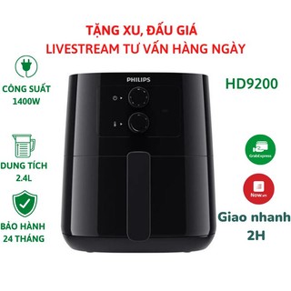 Nồi Chiên Không Dầu Philips HD9200 - Hàng Chính Hãng