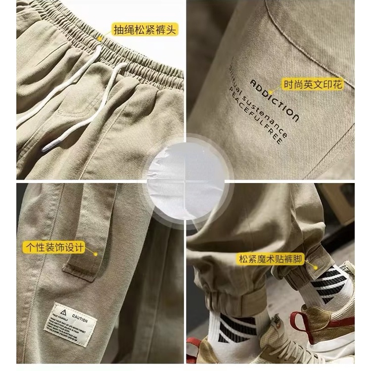 Quần Jogger Dài Ôm Dáng Phong Cách Vintage Nhật Bản Thời Trang Cho Nam