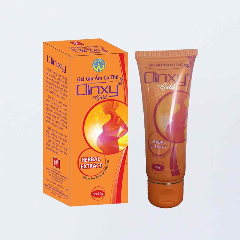 Gel giữ ấm cơ thể bà mẹ Clinxy GOLD 50g