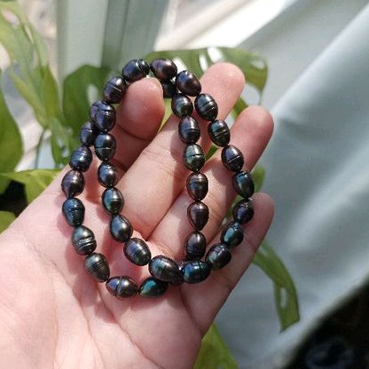 Vòng Tay Wednesday Trai Nước Ngọt Đen