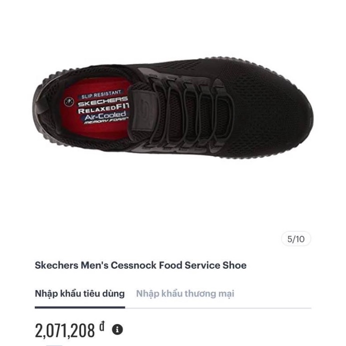 Giày Slip On S.K.E.C.H.E.R.S Work Relaxed Fit 2022 💝