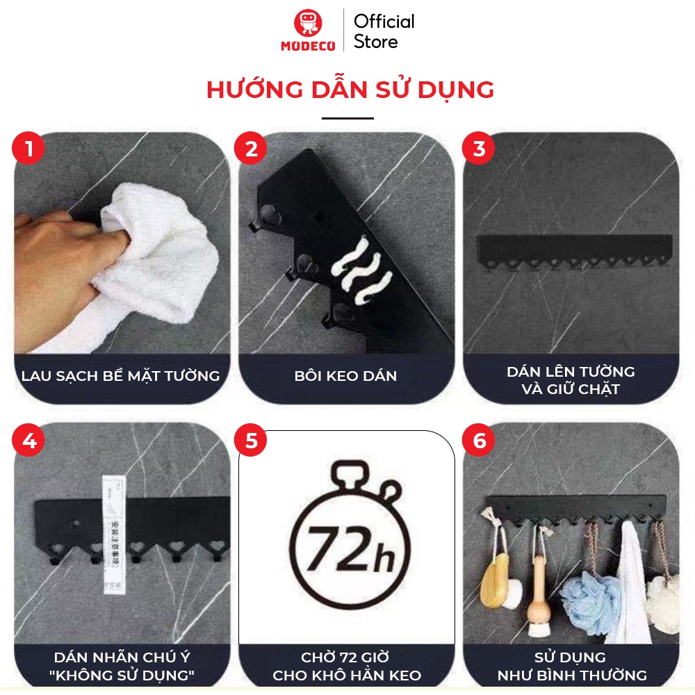 Keo Siêu Dính Đa Năng Modeco - Keo Dán Siêu Chắc Mọi Bề Mặt, Nhanh Khô, Không Làm Hỏng Bề Mặt Tường, Không Cần Khoan Đục