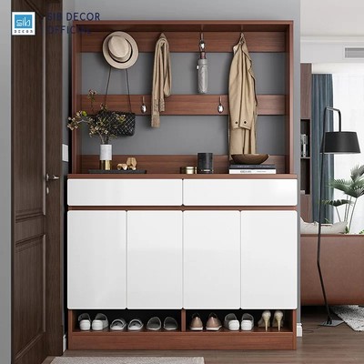 [Giao lắp tại TP.HCM] Tủ Giày Đa Năng SIB Decor Tích Hợp 6 Móc Treo Đồ Tiện Lợi, Đặt Tại Lối Vào Phòng Khách KG48