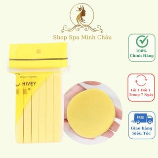 Mút nở | mút nở rửa mặt Chivey mềm mịn | bông mút rửa mặt 1 cây 20 gói