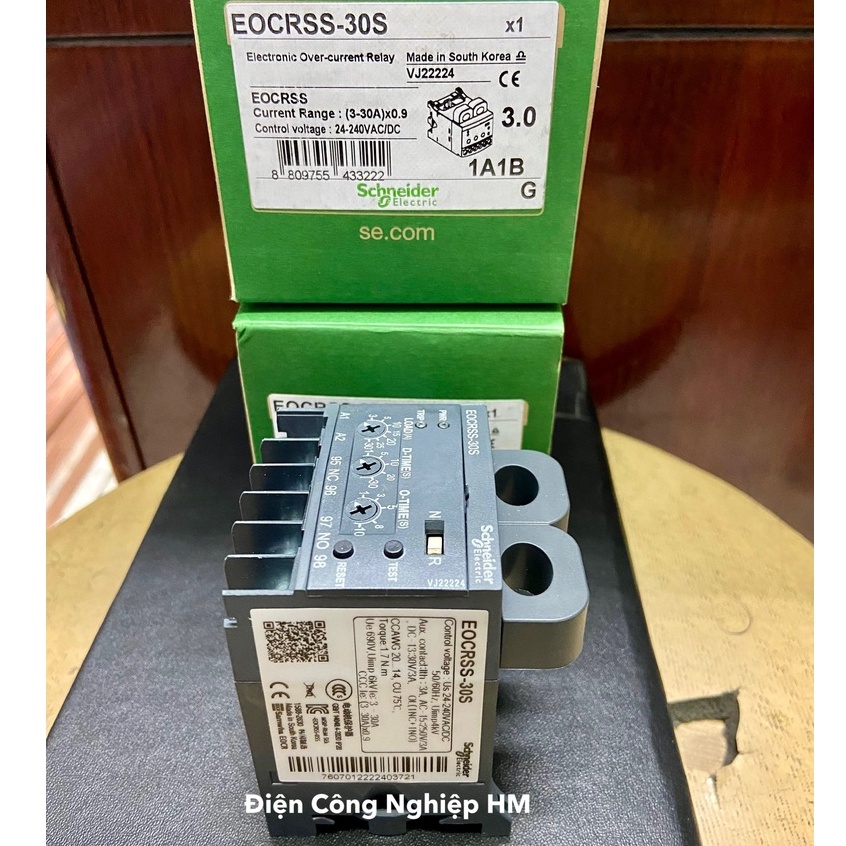 Rơ le bảo vệ quá dòng Schneider EOCRSS 30S - Hàng chính hãng
