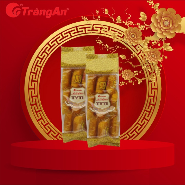 Combo 2 gói Bánh mỳ mềm TyTi 162g, thương hiệu Tràng An, hạn sử dụng 6 tháng