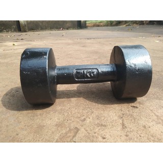 Cặp tạ tay gang đúc nguyên khối 7kg phủ sơn đen ( 14kg cho 2 tay)