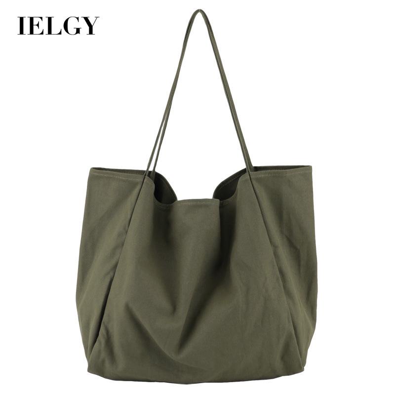 Túi Xách canvas Sức Chứa Lớn Họa Tiết mori Đơn Giản Thời Trang Cho Nữ