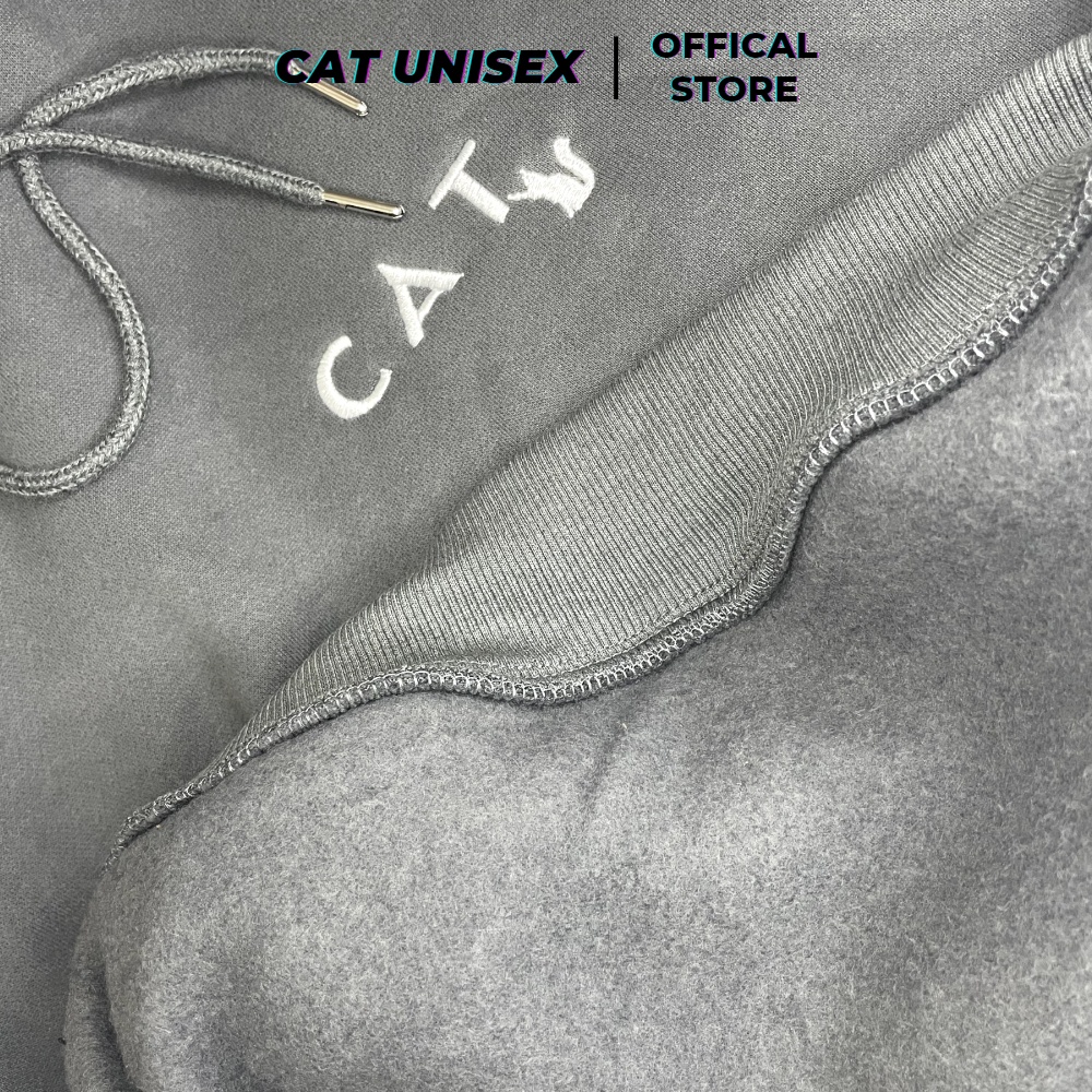 Áo Hoodie local brand unisex CAT nỉ bông cotton HD04