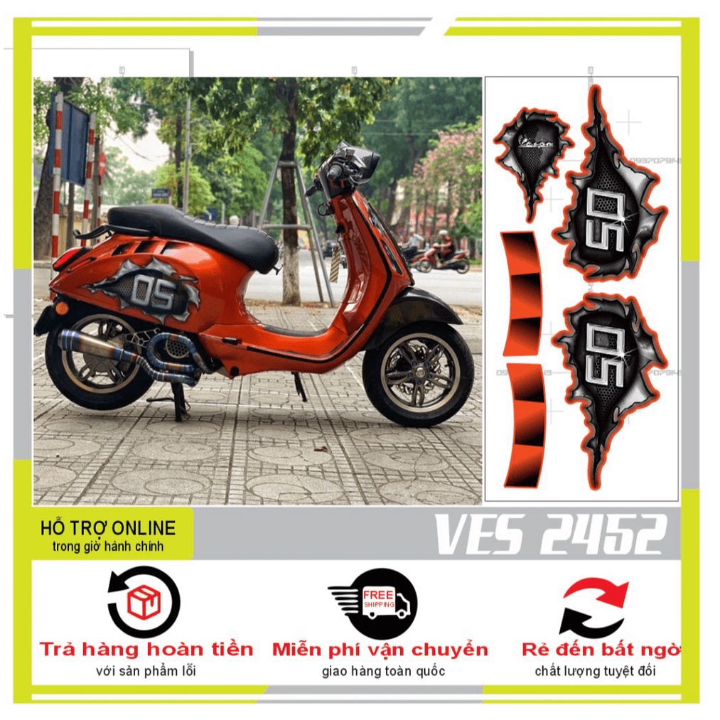 {SÀI GÒN-FREE SHIP] TEM RỜI VESPA SỐ 05