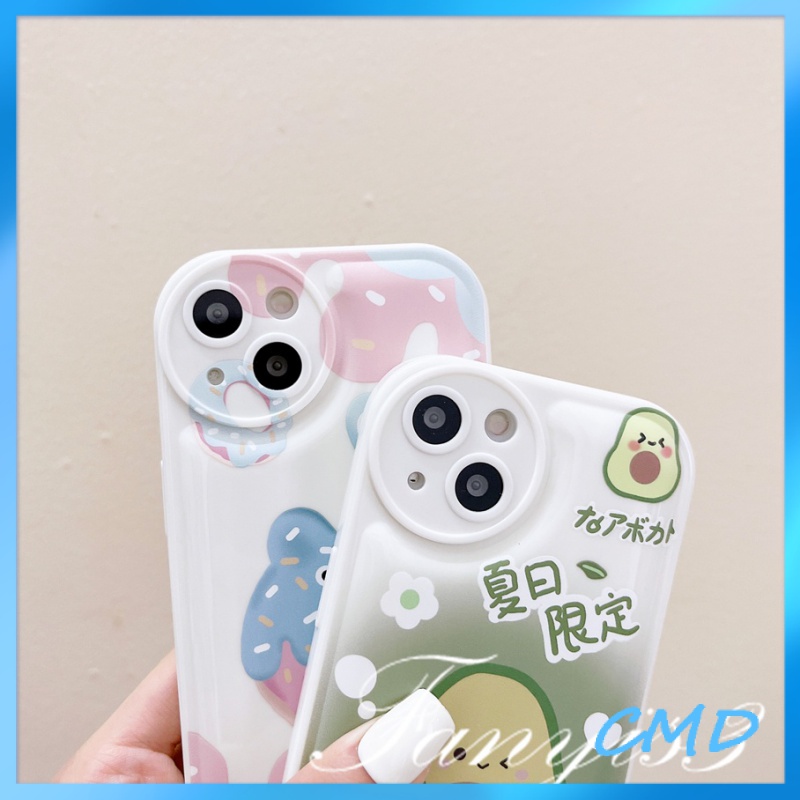 ốp iphone Mềm In Hình Trái Bơ Cho Iphone6 6splus 7 7plus 8plus XR x xs 12 11 pro max plus 13 promax-5004