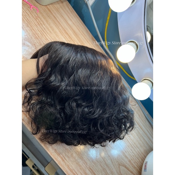 Tóc trung niên xù mì  siêu nhẹ