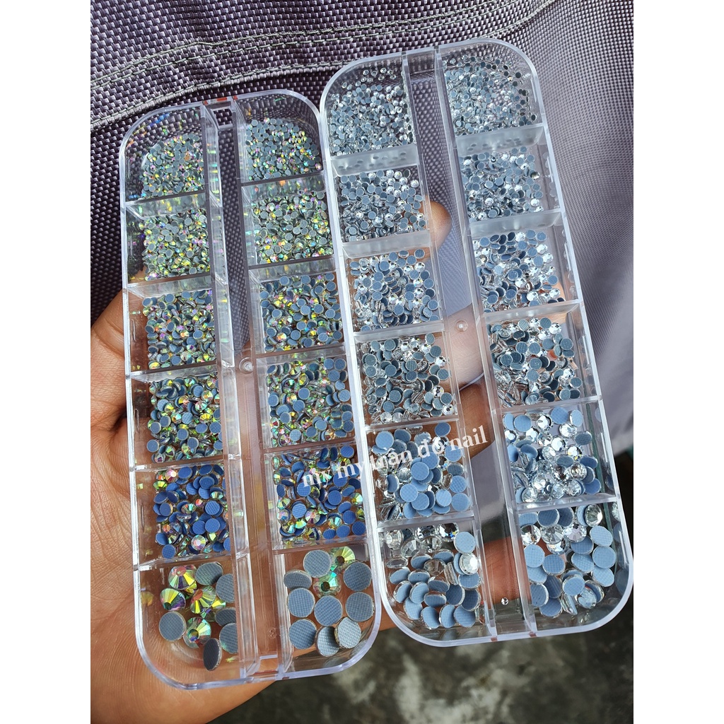 đá chân keo đính móng nails