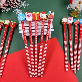 Bút chì đầu tẩy hình Noel giáng sinh