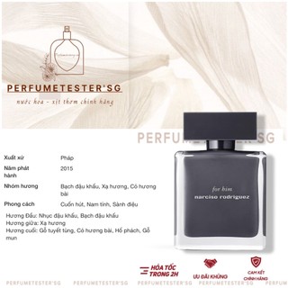 [ᴀᴜᴛʜᴇɴᴛɪᴄ] Nước hoa  Narciso for him EDT -𝒑𝒆𝒓𝒇𝒖𝒎𝒆𝒕𝒆𝒔𝒕𝒆𝒓