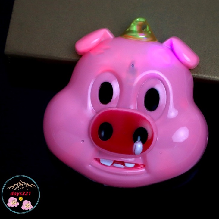 Mặt nạ HEO HỒNG- Đồ chơi Trung thu Hóa trang Halloween cho bé dùng trung thu sinh nhật lễ hội