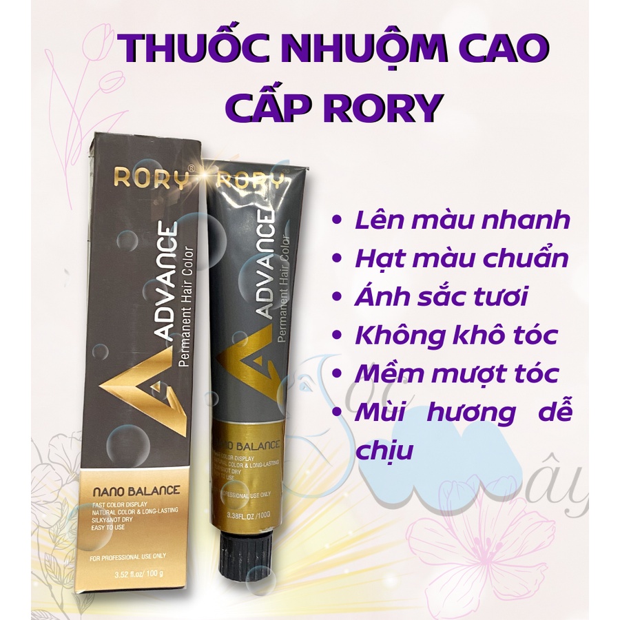Một bộ thuốc nhuộm tóc màu Vàng tây khói sáng + tặng oxy trợ nhuộm