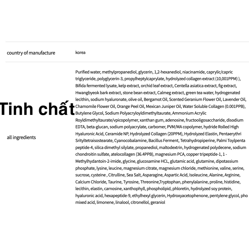 Dòng dưỡng chống lão hóa, làm mờ nếp nhăn Missha Atelo Collagen 500 Powerful Plumping MCM Mẹ Cá Mập