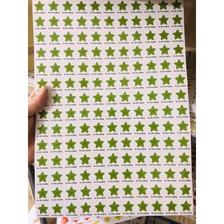 Sticker "con cần cố gắng - sao xanh" - sticker khen thưởng học sinh