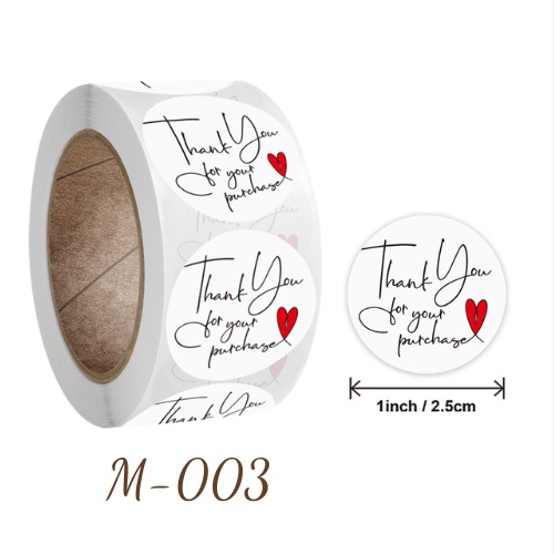 500 tem thank you size nhỏ