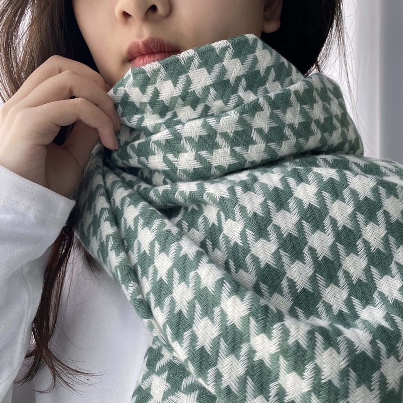 Khăn len dệt kim ziczac 2022