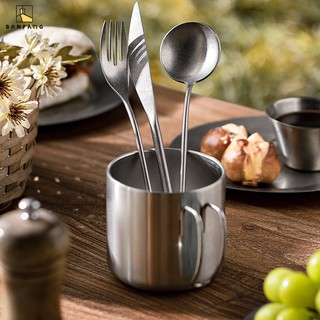 Set 3 muỗng nĩa inox 304 phong cách phương tây