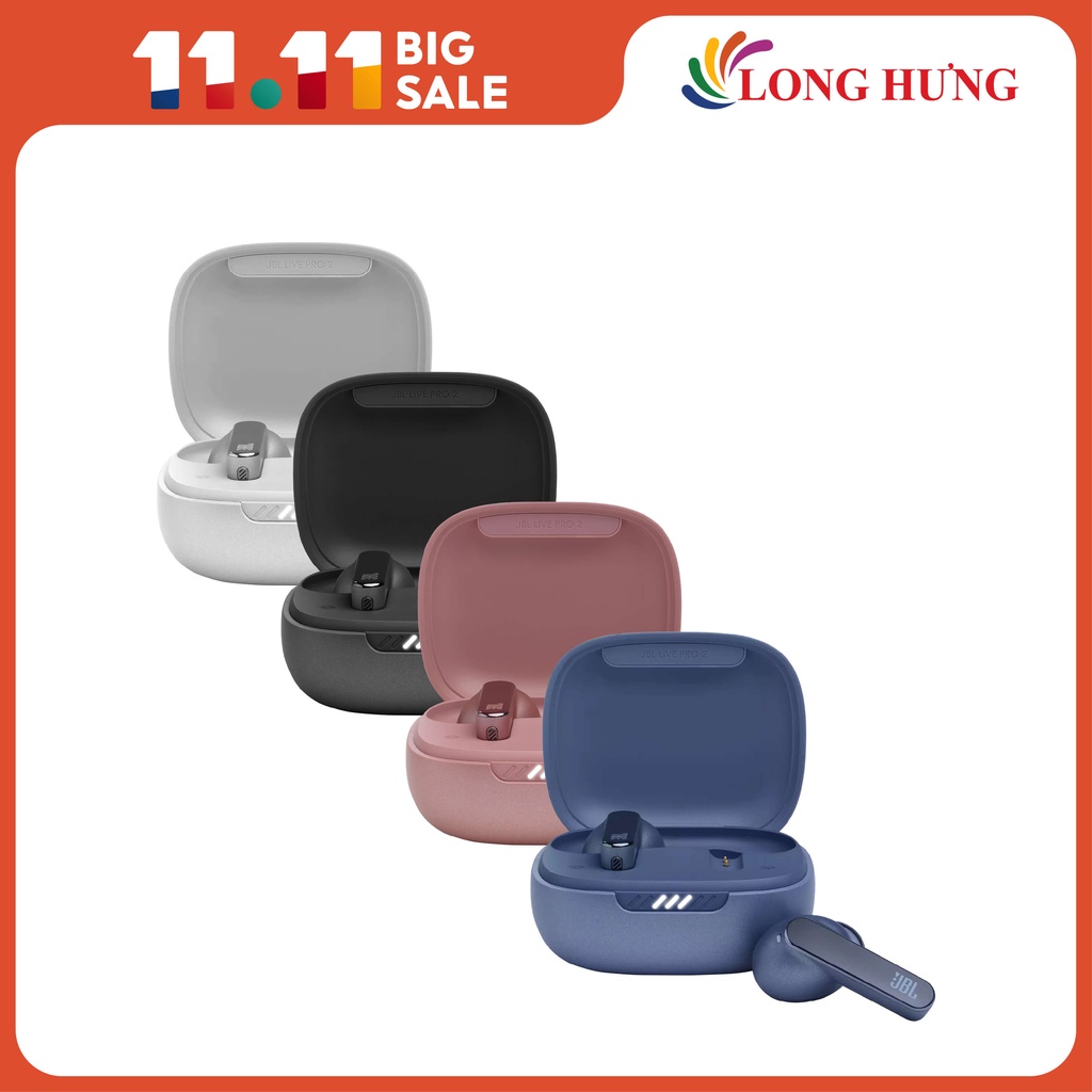 Tai nghe Bluetooth True Wireless JBL Live Pro 2 TWS JBLLIVEPRO2TWS - Hàng chính hãng - Chống ồn chủ động ANC, IPX5