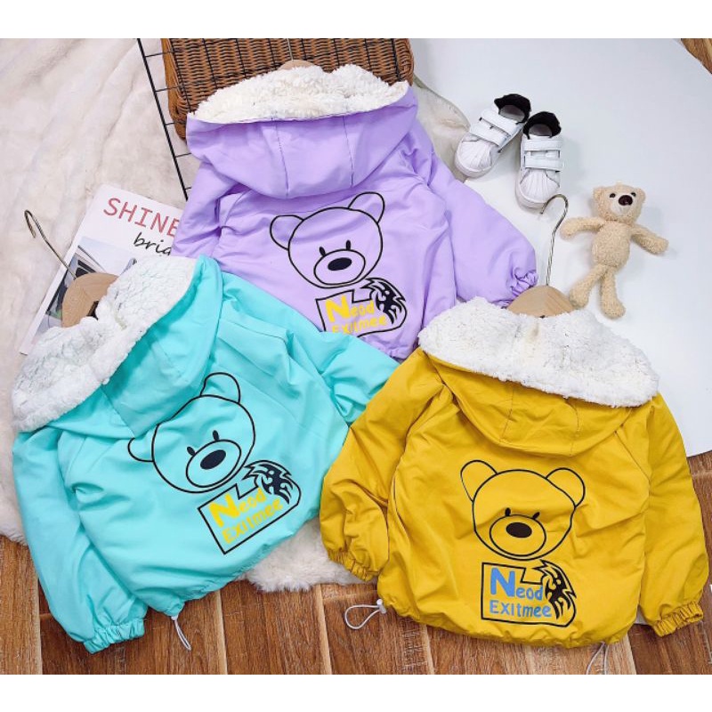 Áo parka lót lông nhỡ