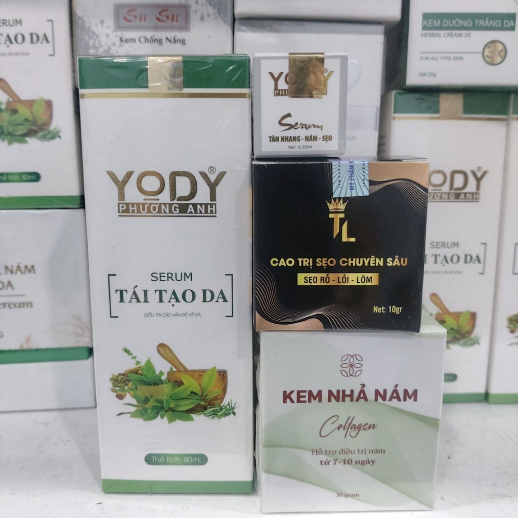 COMBO TÀN NHANG RỖ NÁM TÁI TẠO DA PHƯƠNG ANH