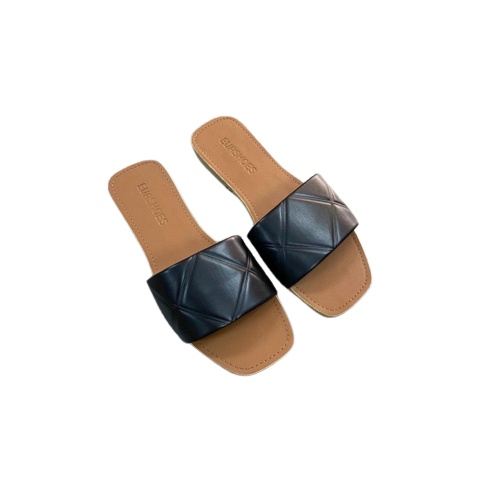 Dép quai ngang mũi tròn 1cm Evashoes EvaDP35