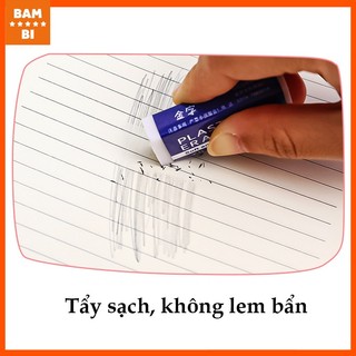 Tẩy gôm mềm Plastic màu trắng