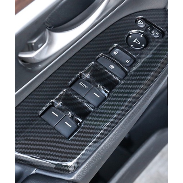 Ốp nội thất CARBON xe Honda CRV 2017- 2022 - Hàng nhựa ABS vân Cacbon cao cấp