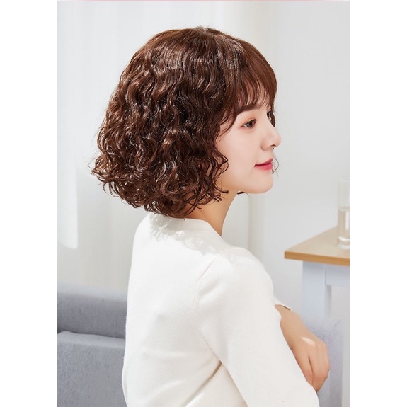 Tóc trung niên xù mì  siêu nhẹ