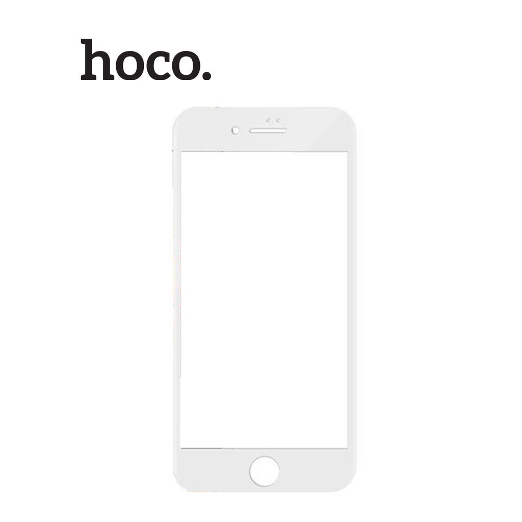 Kính cường lực full màn hình Hoco CG3 độ cứng 9H bảo vệ mắt, chống bám vân tay cho iPhone 7PLUS/8PLUS ( Trắng)