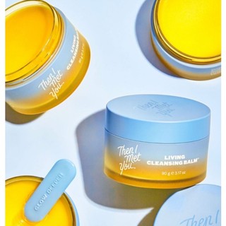 Sáp tẩy trang nhẹ dịu làm sạch bụi bẩn và lớp trang điểm then i met you living cleansing balm