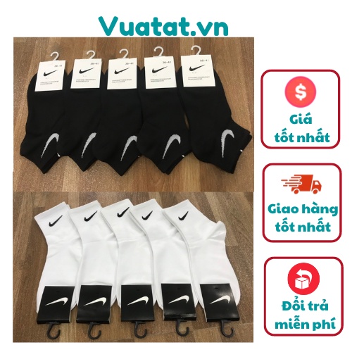 Tất chữ V vớ V nam nữ cổ ngắn cổ cao chất liệu cotton co giãn 4 chiều màu trắng đen