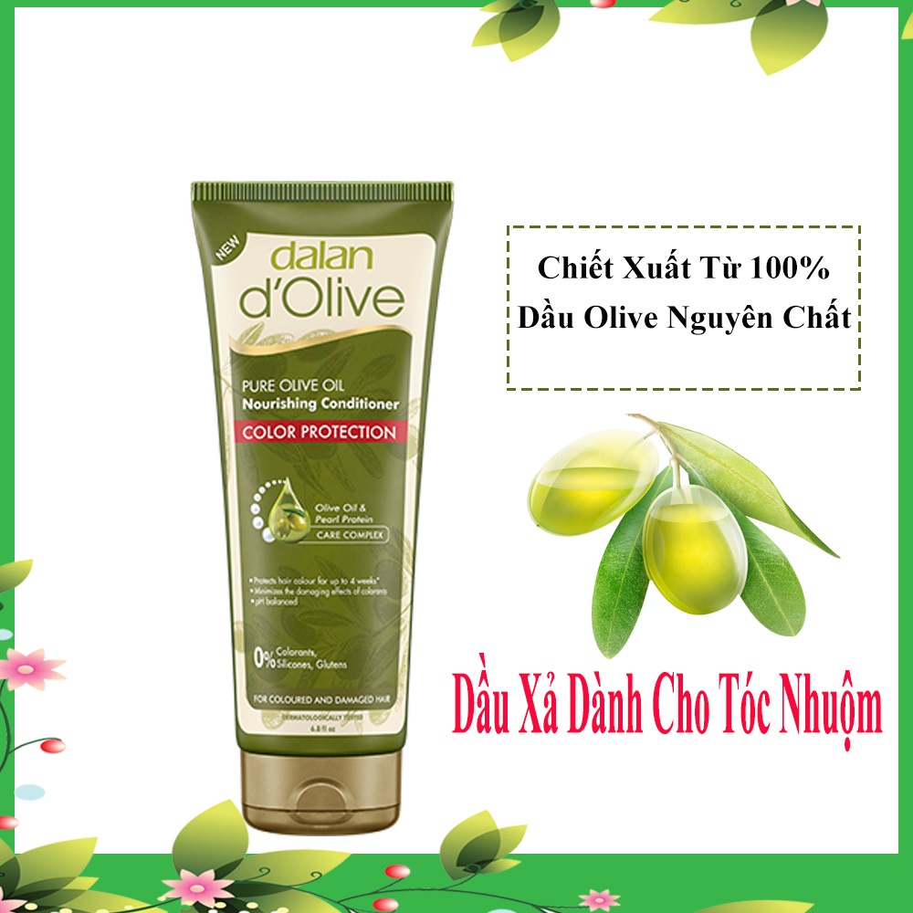 Dầu Xả Cho Tóc Nhuộm Dalan D’Olive 200ml