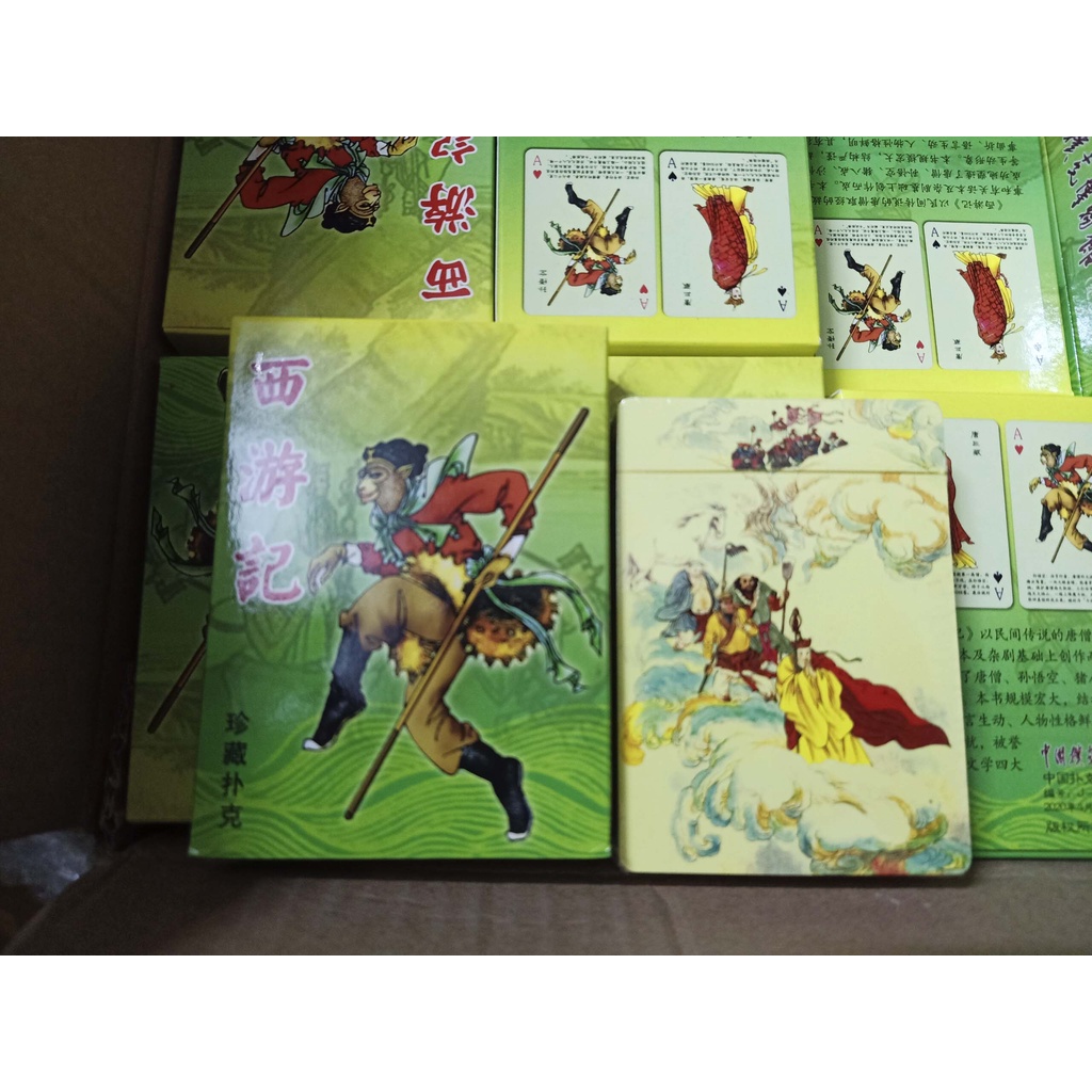Bộ thẻ bài TÂY DU KÍ TÔN NGỘ KHÔNG 54 lá in hình khác nhau