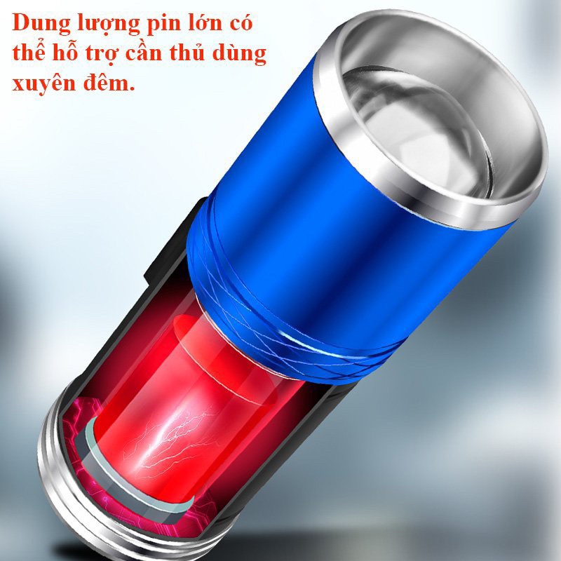 Đèn soi phao câu đài ban đêm, màu xanh dịu nhẹ , đánh lừa thị giác của cá , giảm tỉ lệ cá chạy - Mika fishing